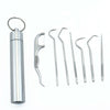 Clean Pick™ - 7 Piece Stainless Steel Toothpick Set