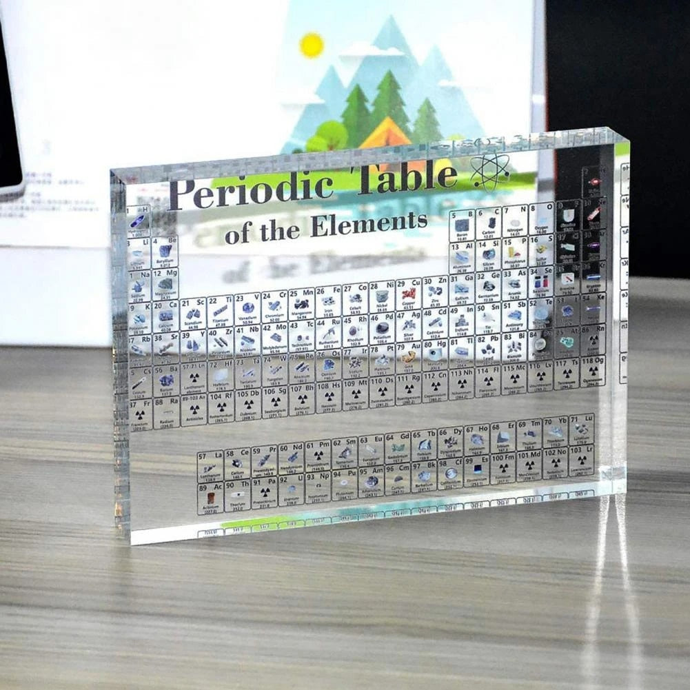 Transparent Periodic Table