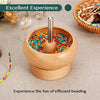 Wooden Beading Spinner - 2 FREE Curved Needle!