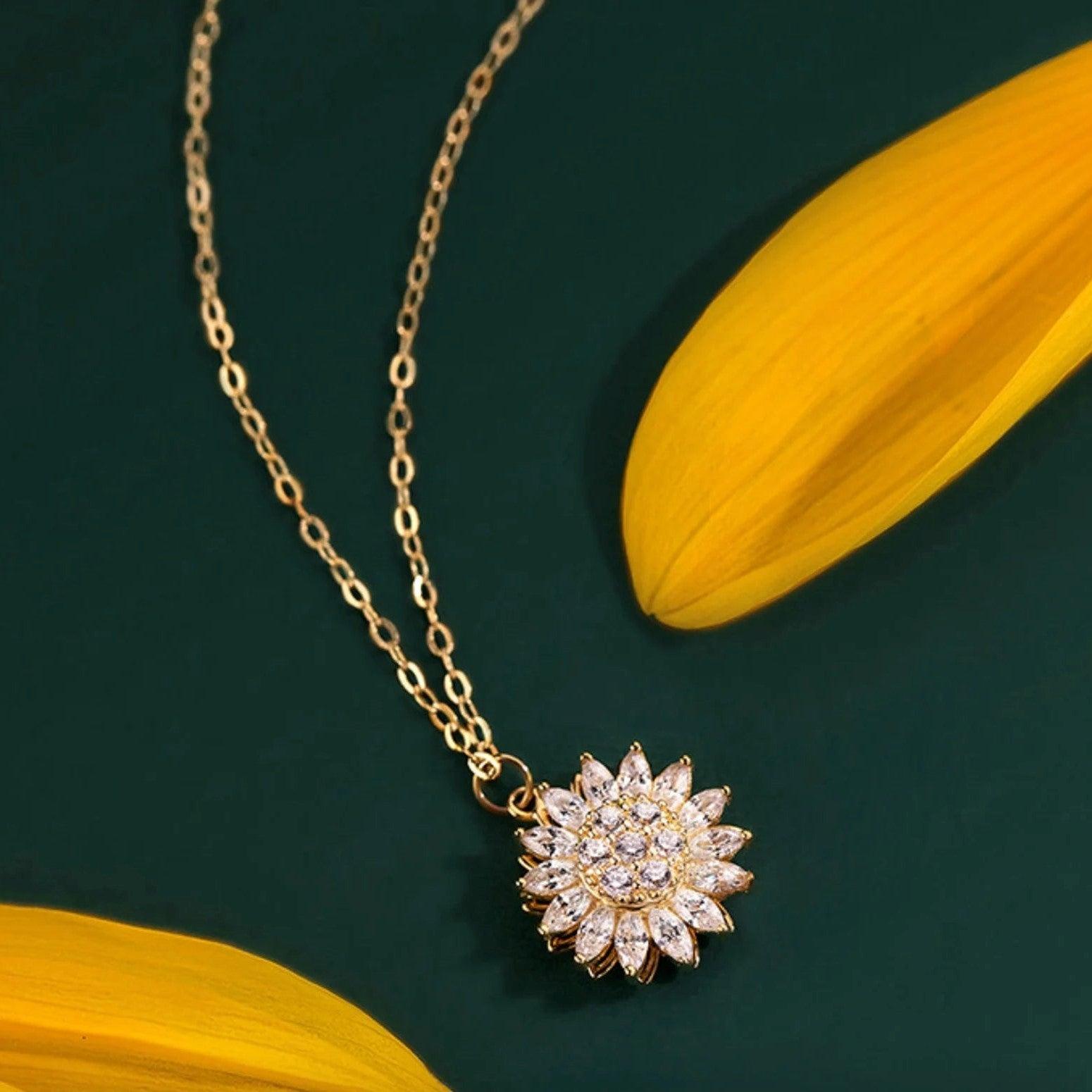 Whirling Sunflower Necklace™
