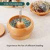 Wooden Beading Spinner - 2 FREE Curved Needle!