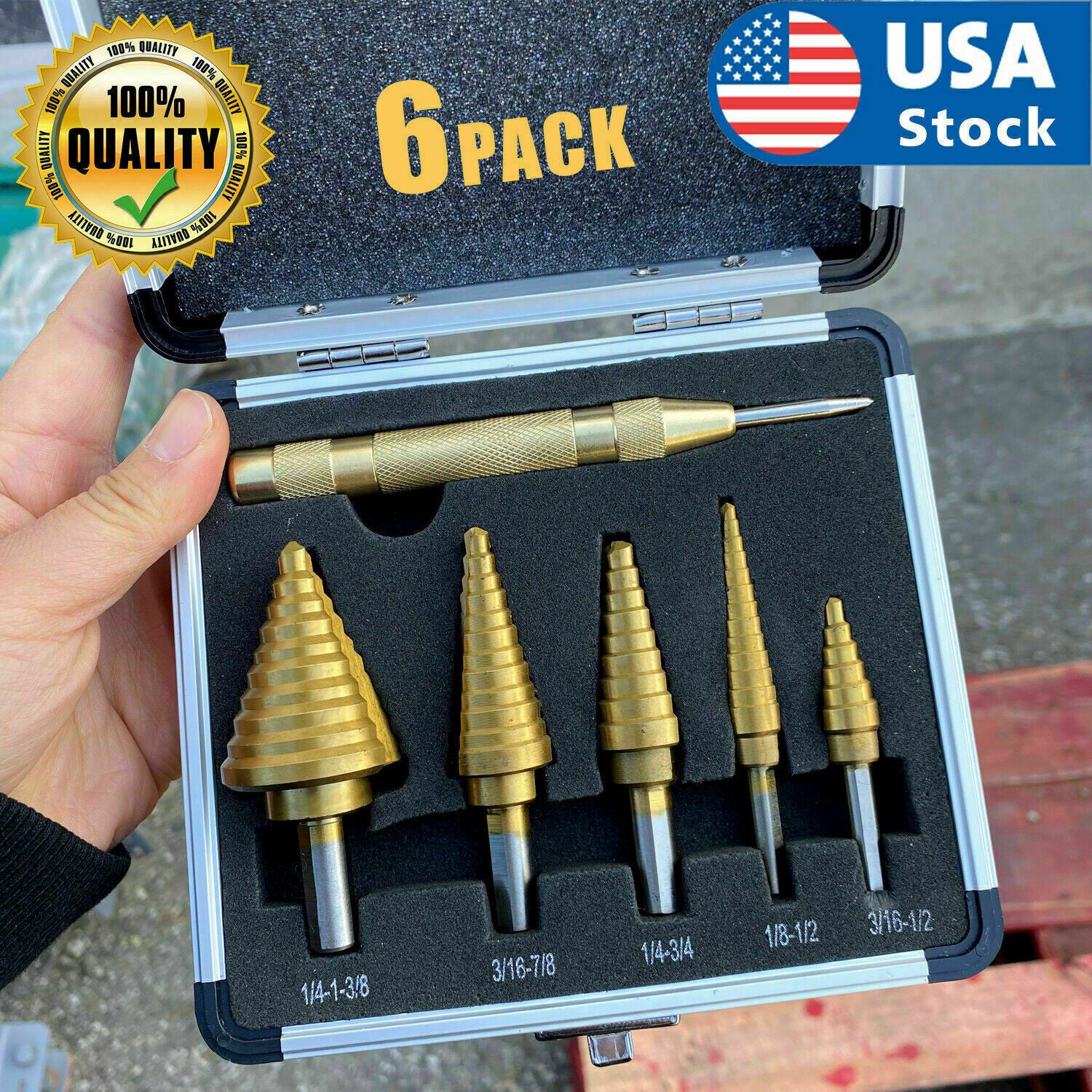 Newly Upgraded - Sawtooth High-Speed Reaming Drill Kit