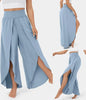 BreezyFlow™ High Waisted Split Leg Elegant Pants