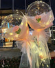 LED Luminous Balloon Rose Bouquet Transparent