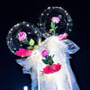 Load image into Gallery viewer, LED Luminous Balloon Rose Bouquet Transparent