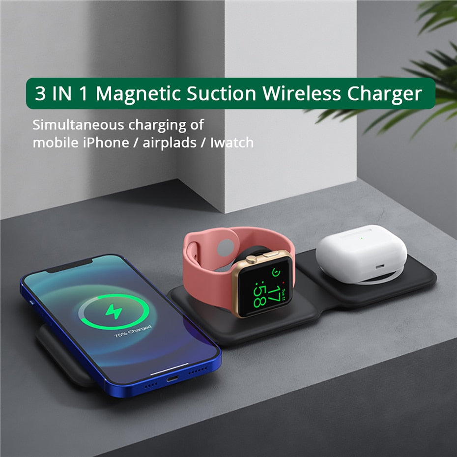 Tri-Charge™ - 3 in 1 Wireless Charger