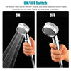 360 Degree Power Shower Head - Water Saving Rain Shower