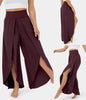 BreezyFlow™ High Waisted Split Leg Elegant Pants