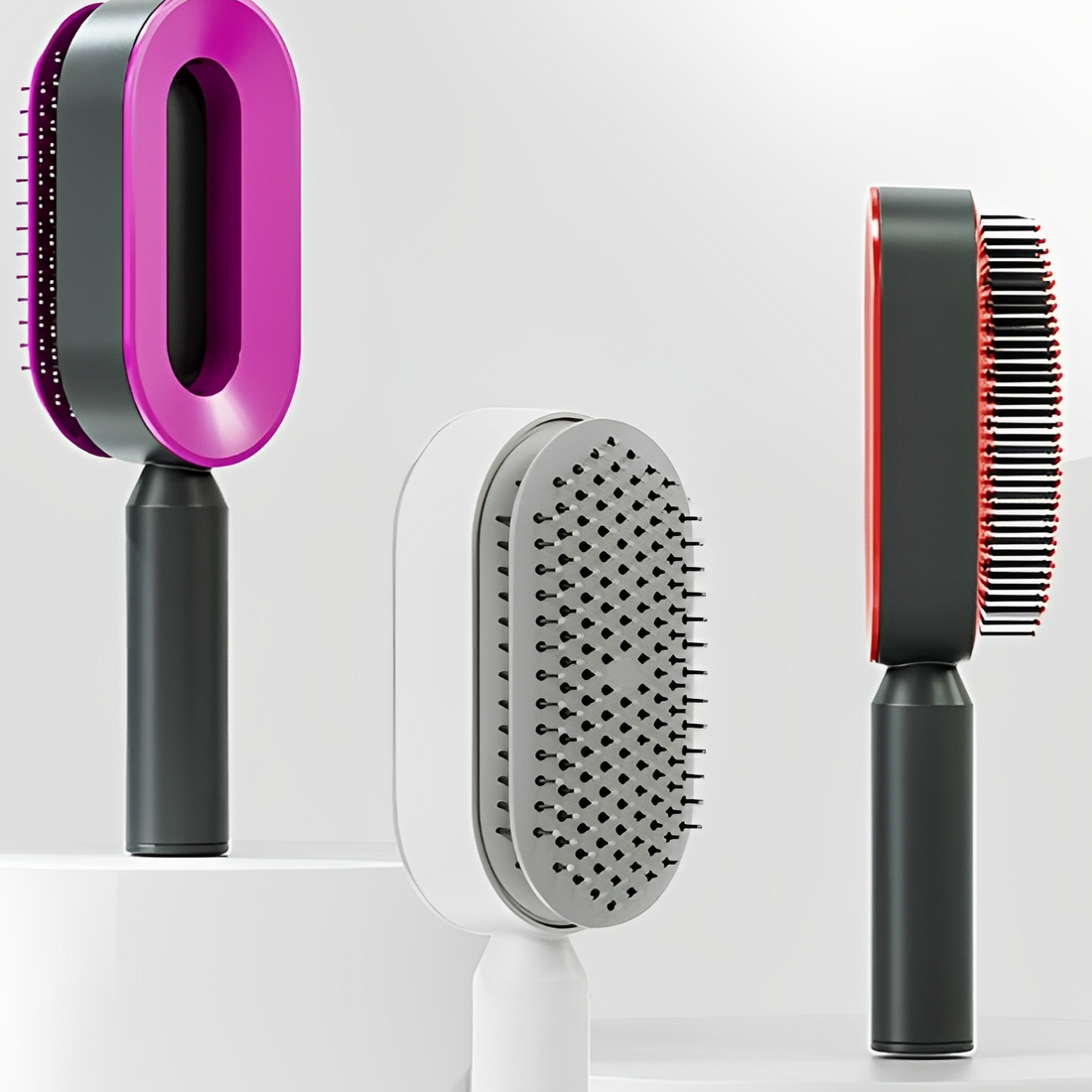 Single Push Cleaning Hair Brush™