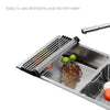 Load image into Gallery viewer, Foldable Dish Rack Drainer Over Sink Organizer