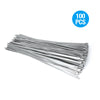 Heavy Duty Stainless Steel Cable Ties - 100 PCS